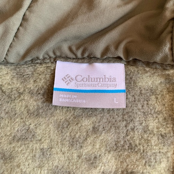 Green Columbia mid zip hoodie - Picture 4 of 5